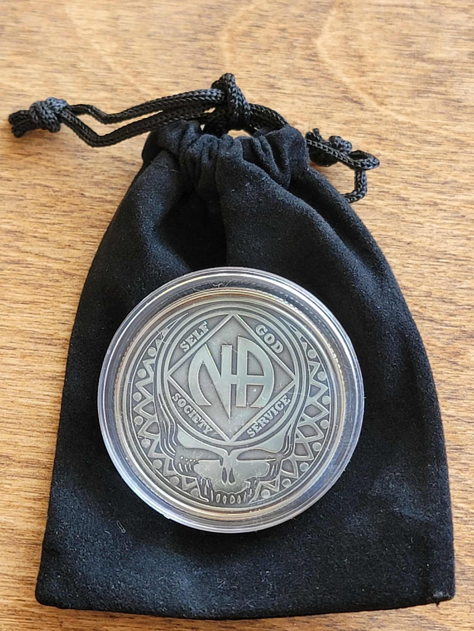 Grateful Dead NA Recovery Coin – Anniversary Token with Skull & NA Symbol (Personalize) - Image 7