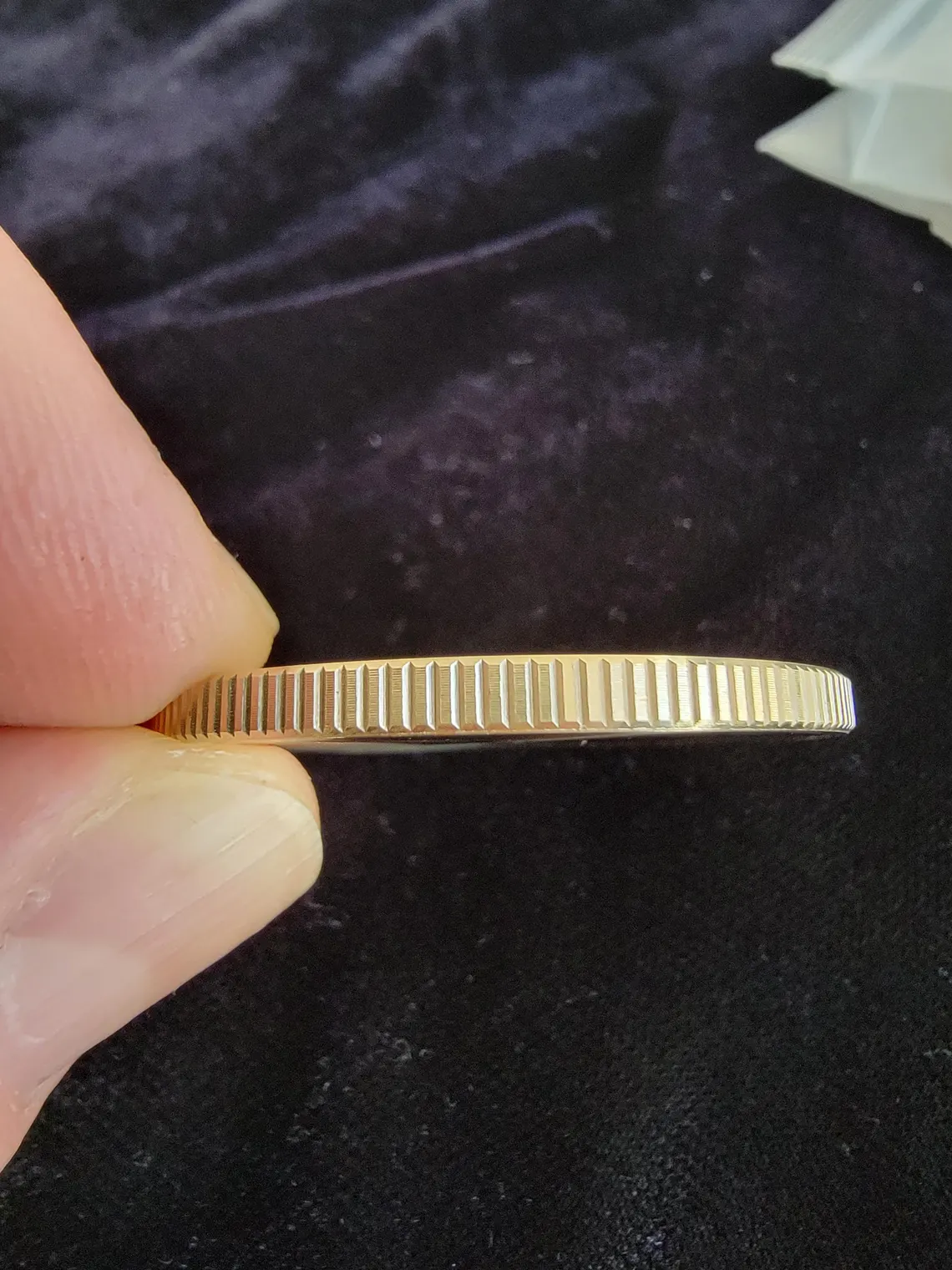 (5) Pack - 40mm x 3mm Premium Brass Coin Blanks – Ideal for Laser Engraving - Image 6