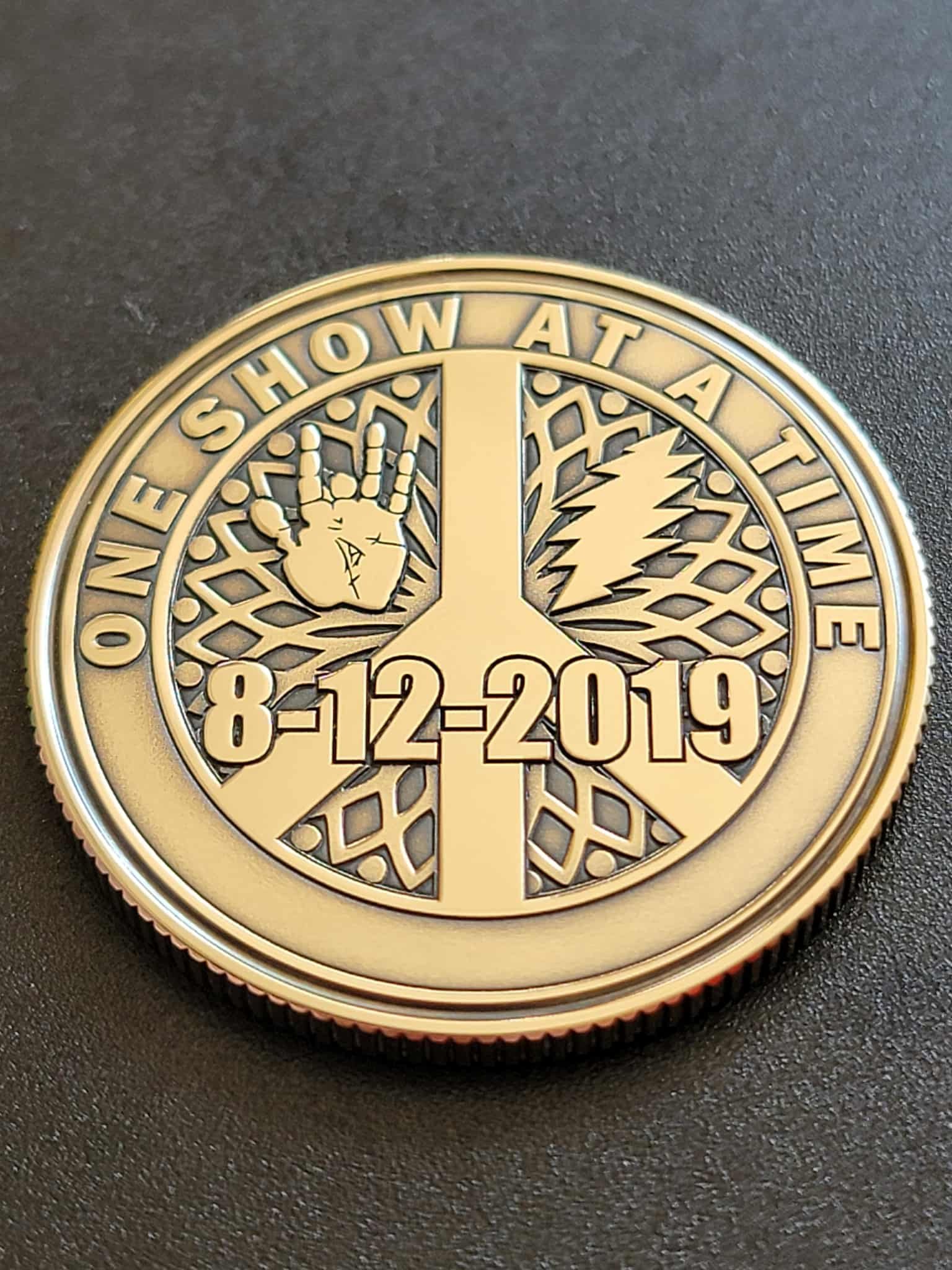 Anniversary Recovery Coin – Grateful Dead Inspired "One Show at a Time" (Personalize) - Image 7