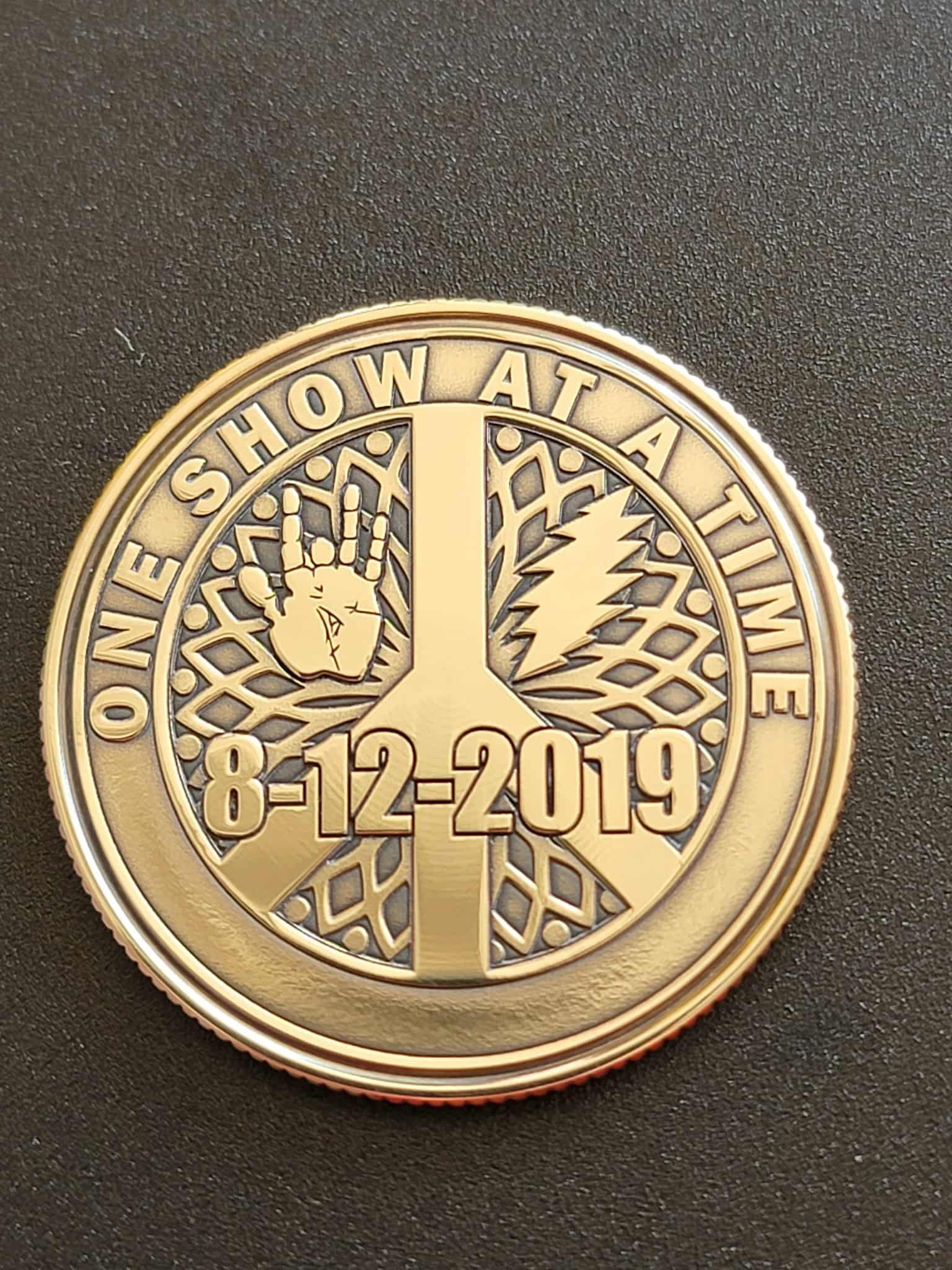 Anniversary Recovery Coin – Grateful Dead Inspired "One Show at a Time" (Personalize) - Image 9