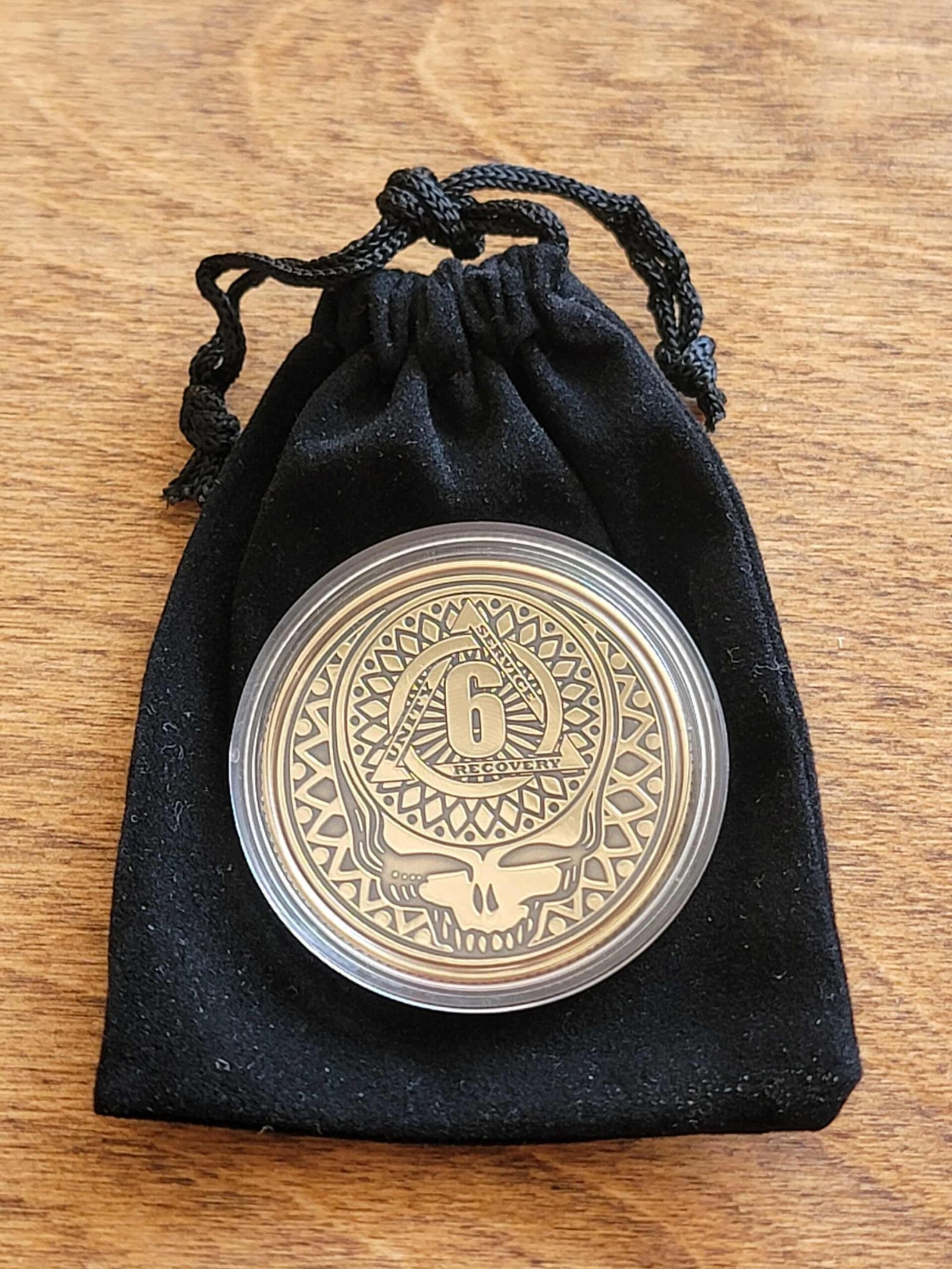 Anniversary Recovery Coin – Grateful Dead Inspired "One Show at a Time" (Personalize) - Image 3