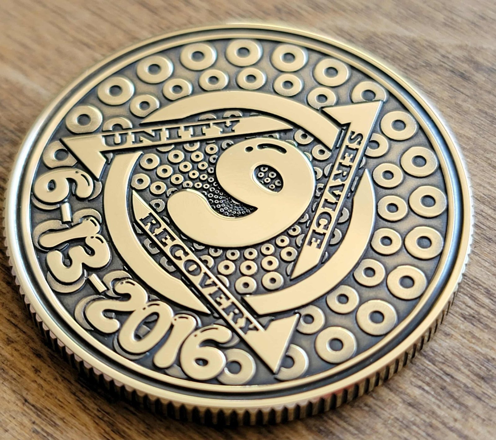 Phish Phellowship Recovery Coin – Anniversary Sobriety Token (Personalize) - Image 2