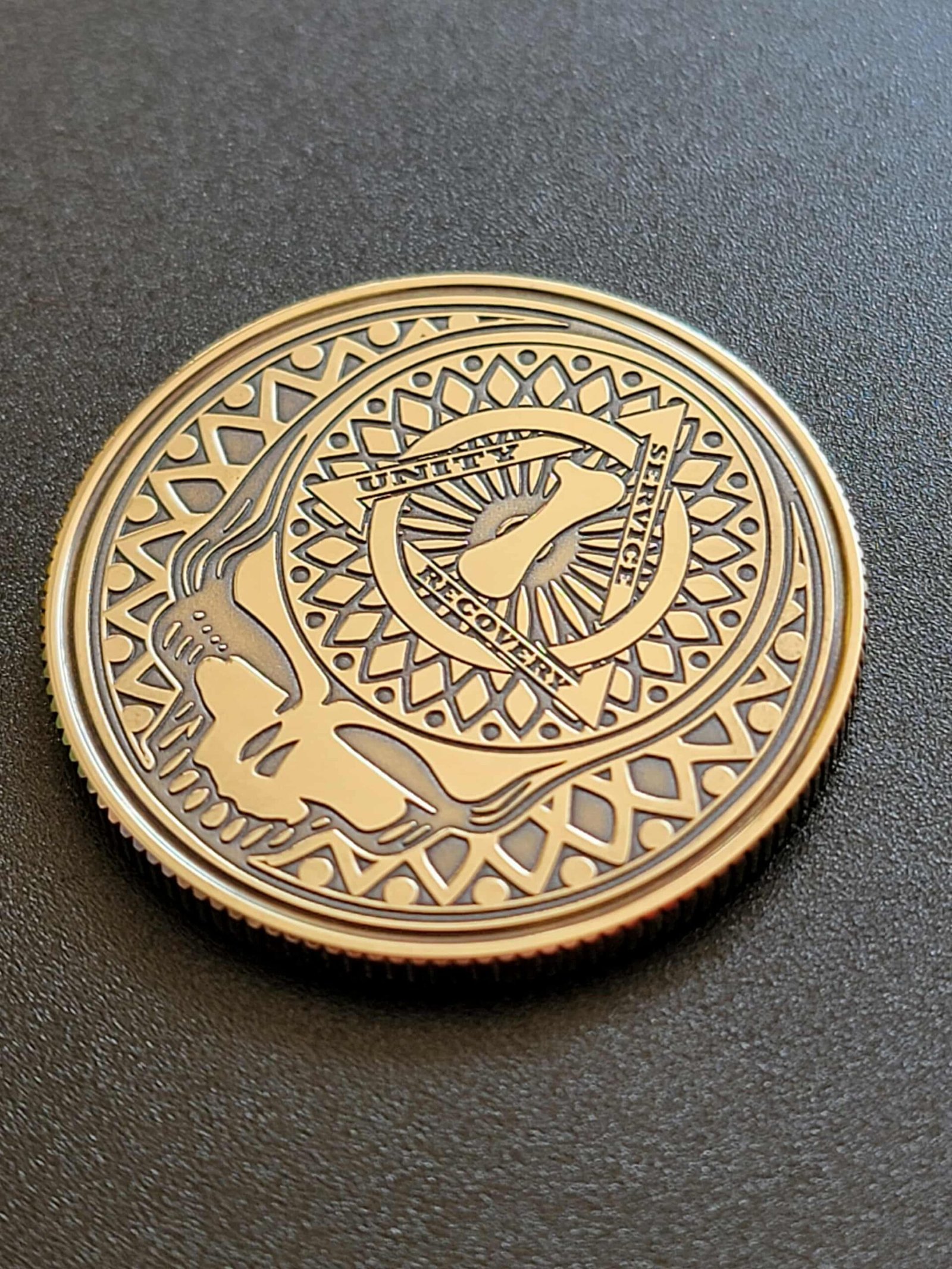 Wharf Rat Recovery Coin - Personalized - Image 5