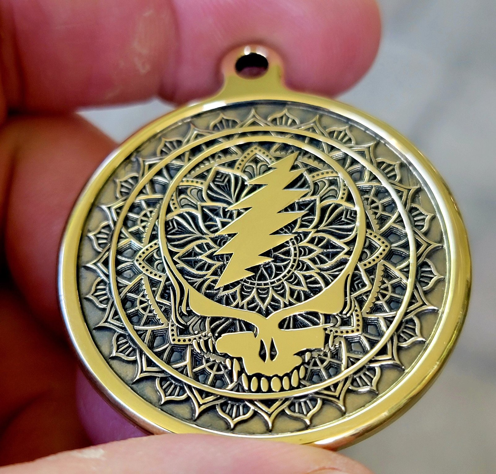 44mm SYF Mandala pendant/keychain. - Image 3