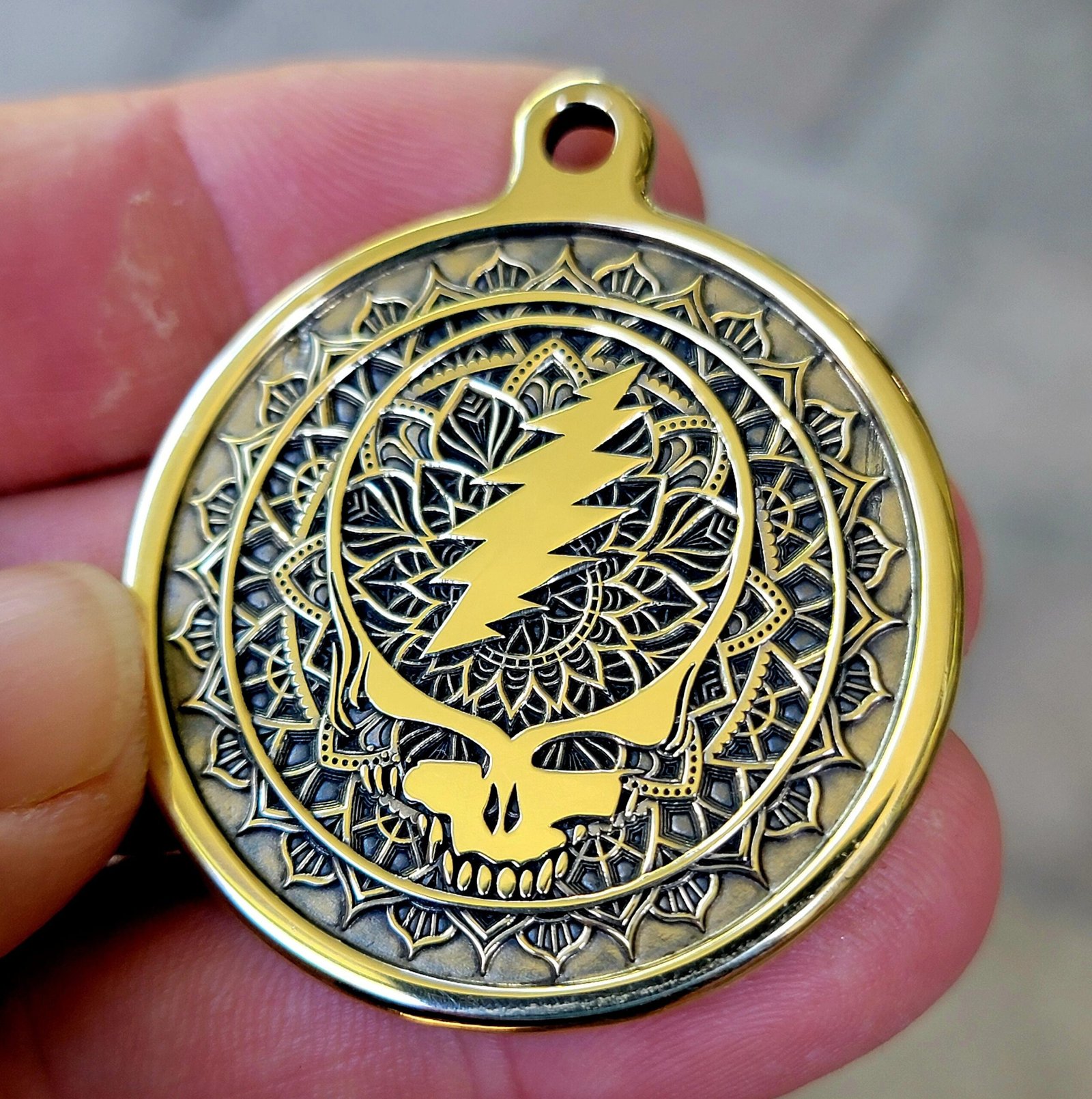 44mm SYF Mandala pendant/keychain. - Image 2