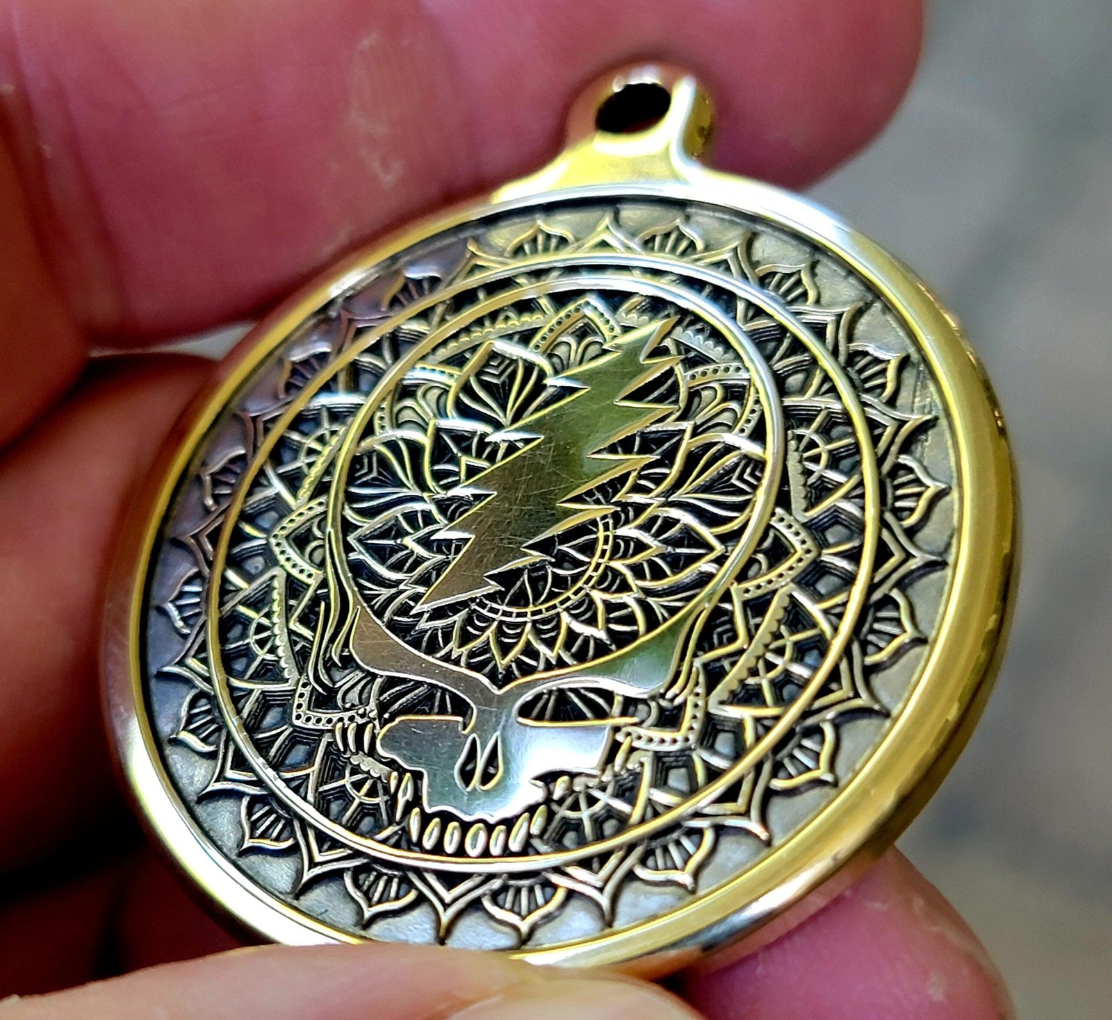 44mm SYF Mandala pendant/keychain. - Image 4