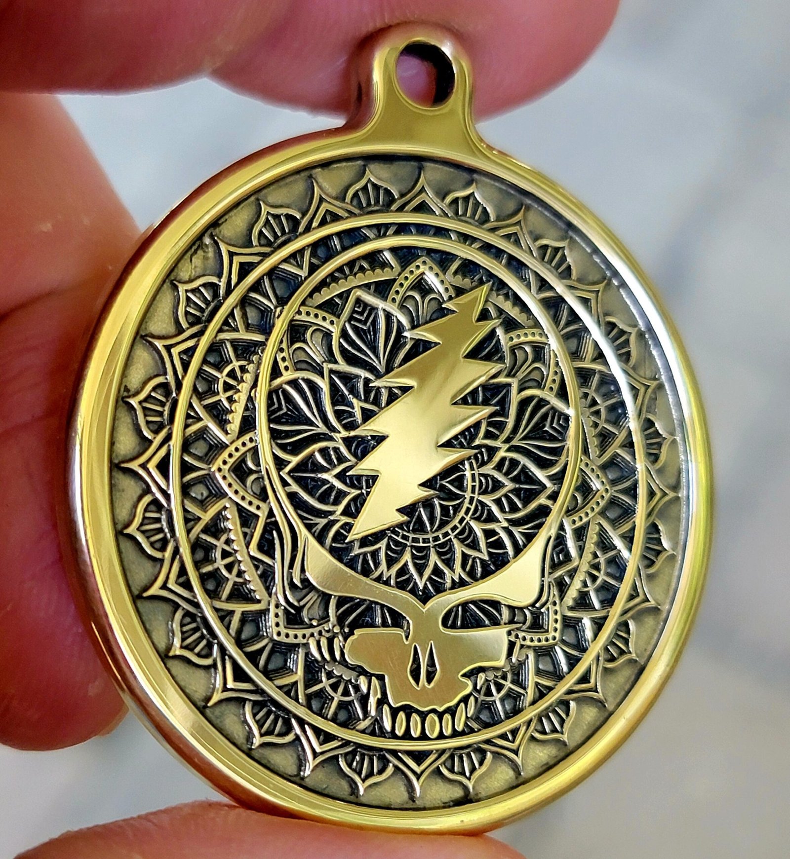 44mm SYF Mandala pendant/keychain. - Image 5