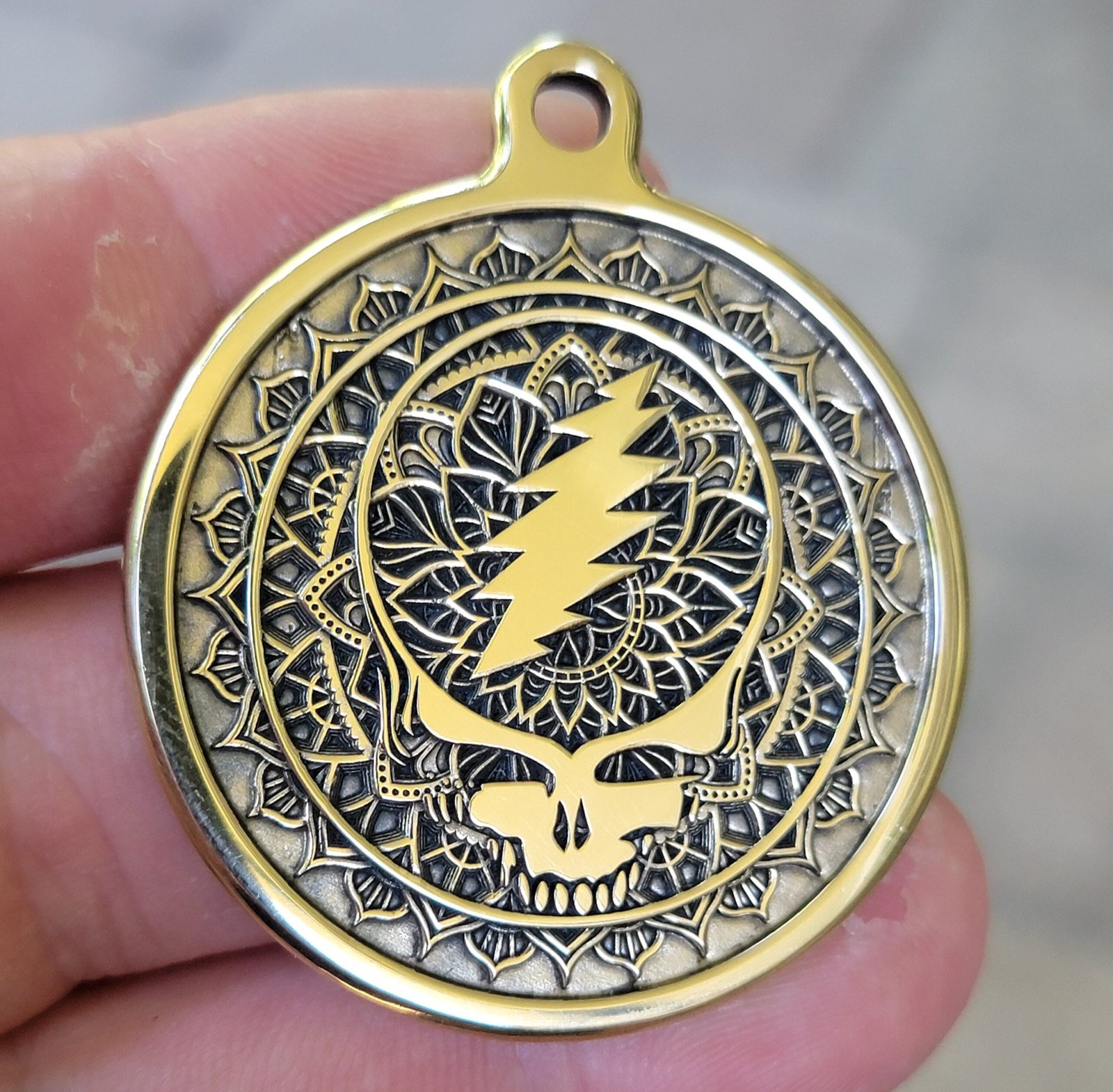 44mm SYF Mandala pendant/keychain.