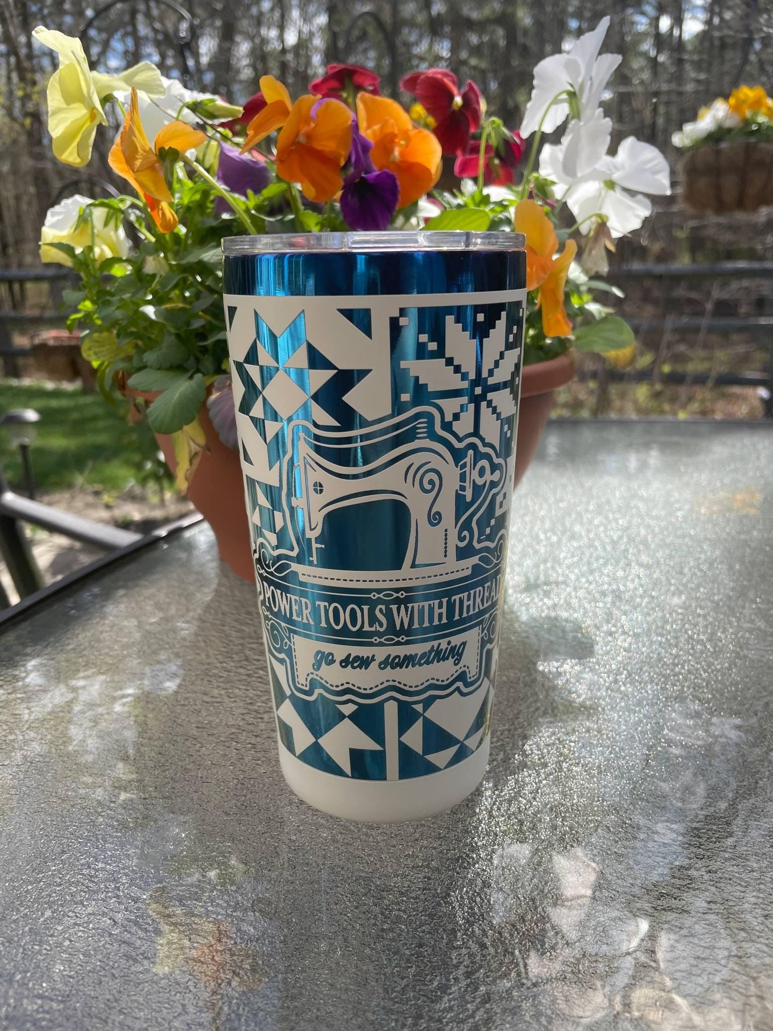 20oz Power Tools With Thread Hot/Cold Tumbler - Image 3