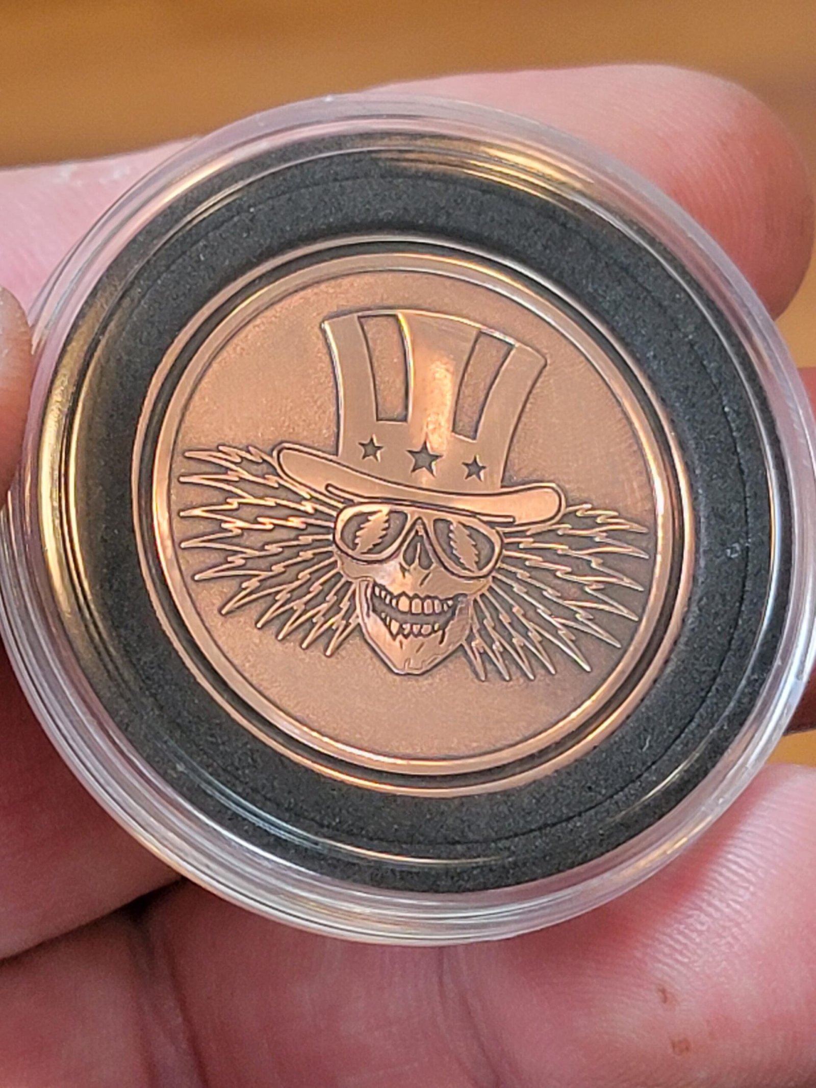 Copper Grateful Dead Golfball Marker. - Image 3