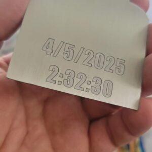 Marathon medallion engraving.