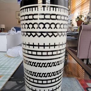 20oz Cream/Black Fk This St tumbler