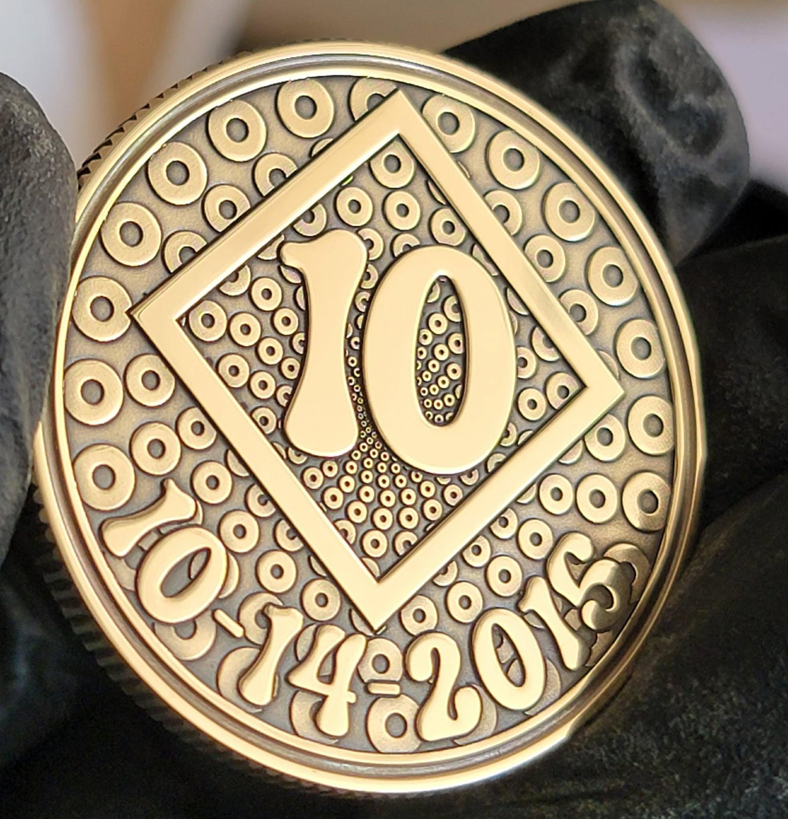 Phish Phellowship Personalized NA Recovery Anniversary Medallion