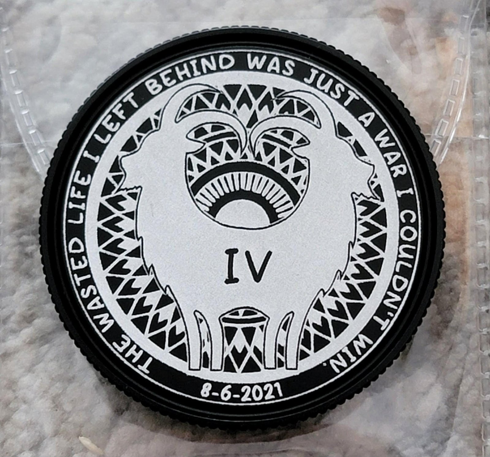 Dusty Baggies Lightweight Anodized Aluminum Recovery Anniversary Chip Personalized - Image 2