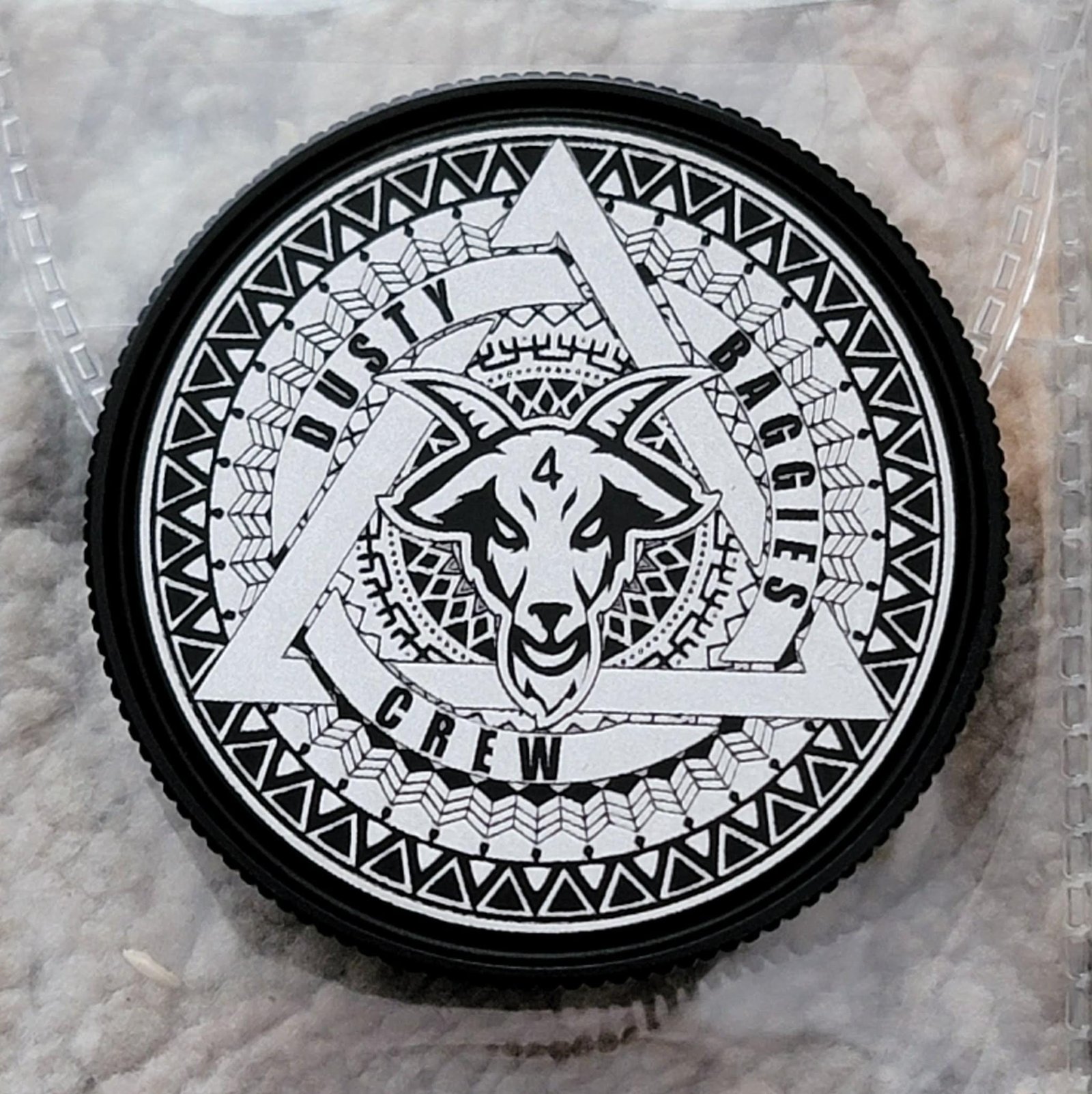 Dusty Baggies Lightweight Anodized Aluminum Recovery Anniversary Chip Personalized